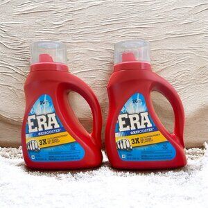 Era 26 Loads Oxibooster 3x The Cleaning Power Laundry Detergent 46oz. 2 Pack